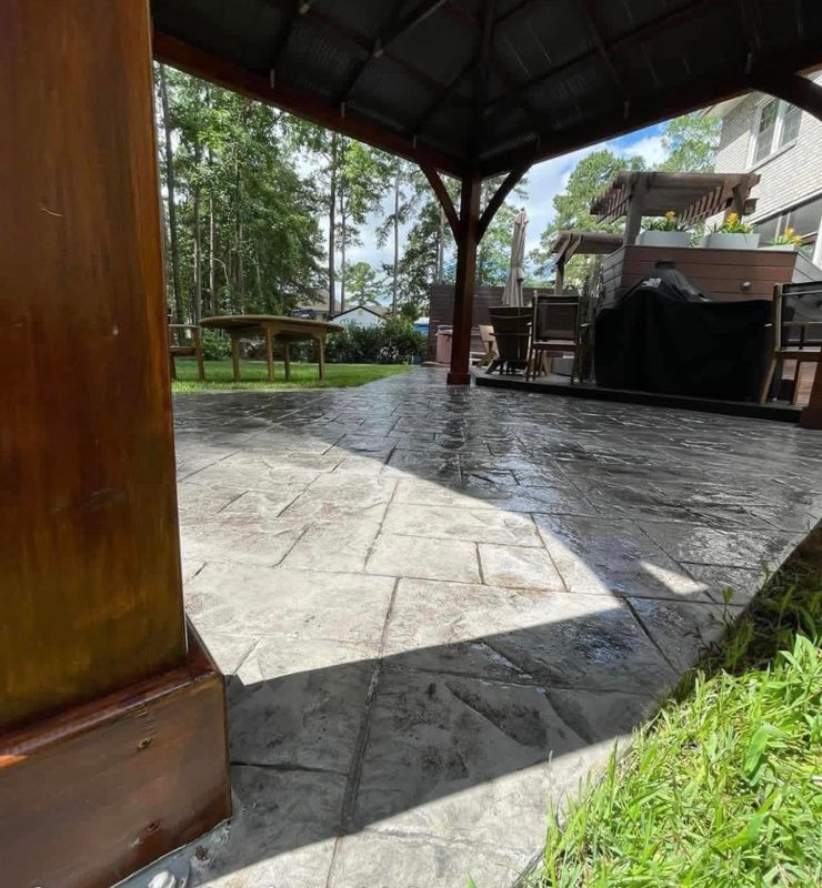 Stamped Concrete Installation