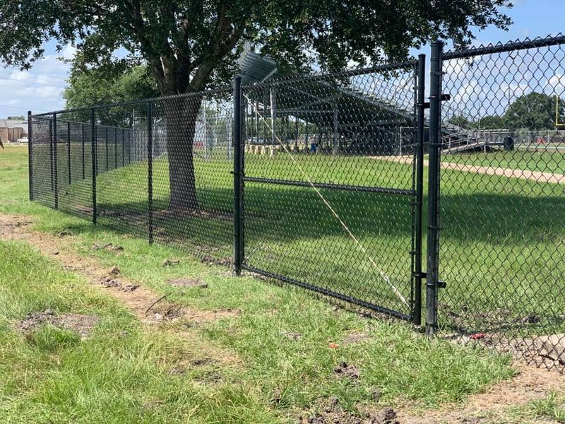 Black Chain Link Fencing