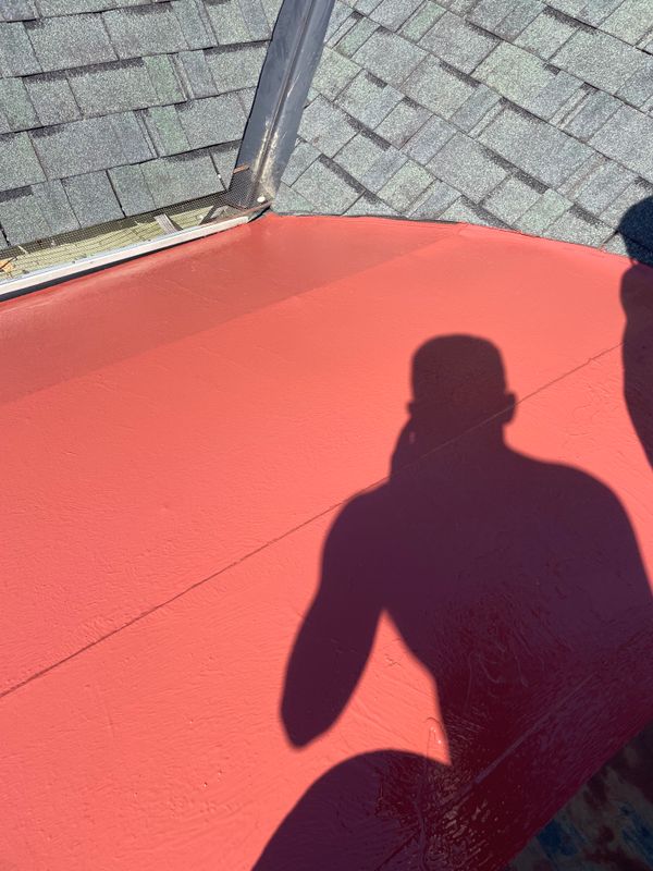 Silicon roof coating