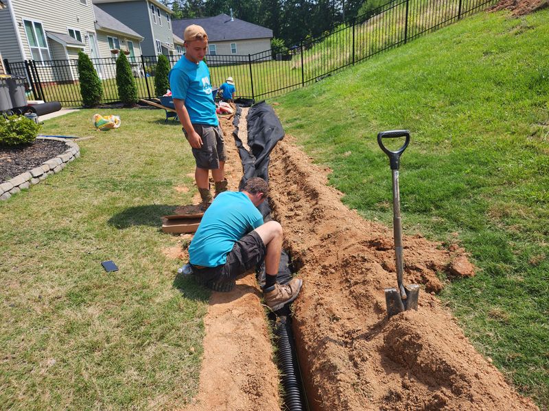 Lawn Drainage - Charlotte, NC