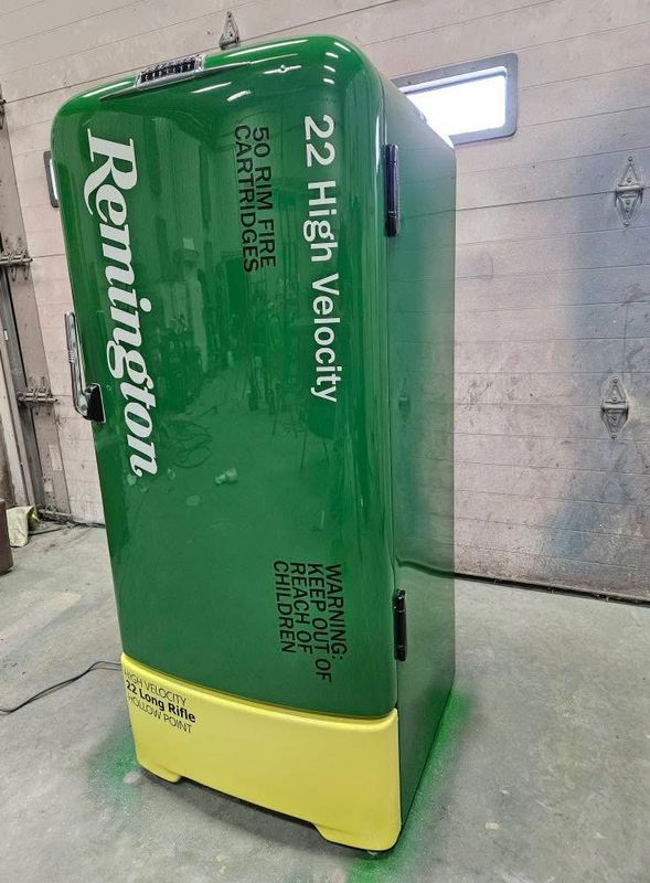 Vintage refrigerator restoration