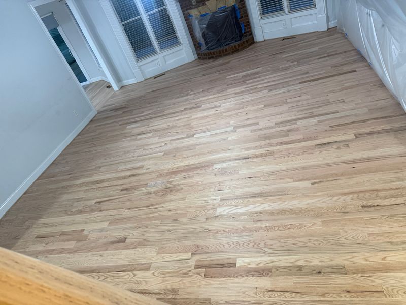Solid hardwood installation