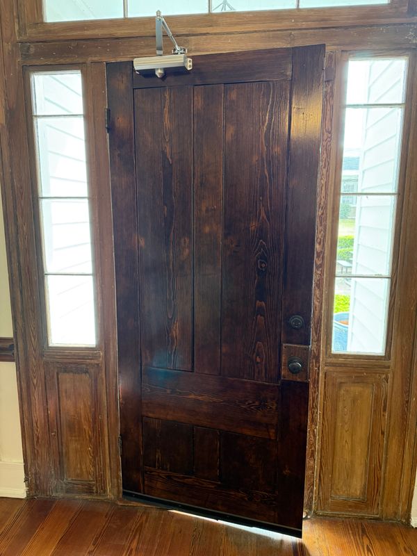 Stain and Clear Coat 
