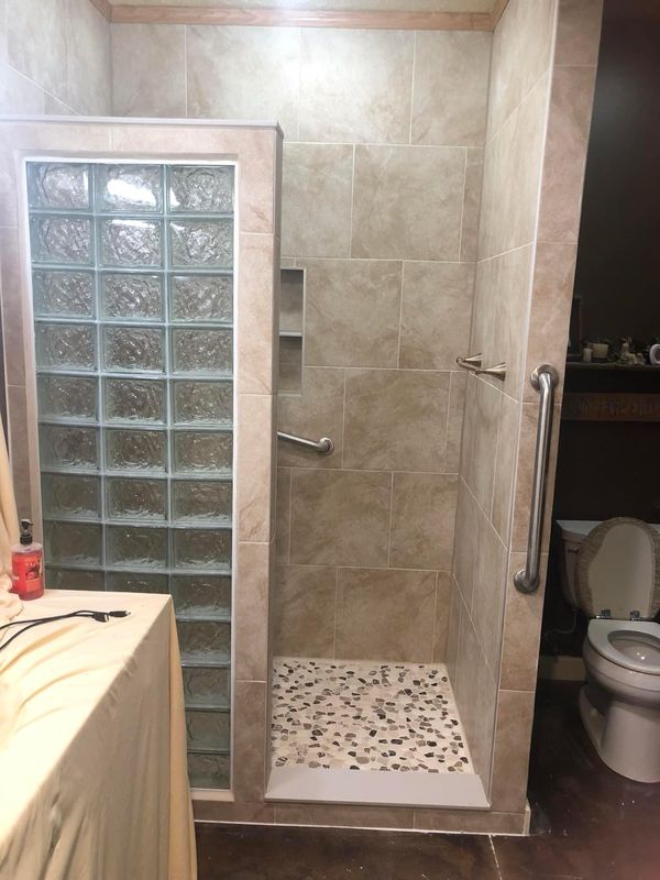 Transforming a Traditional Bathroom into a Custom Walk-In Shower