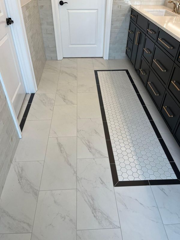Tile installation