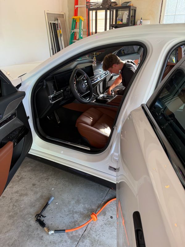 Revitalized Luxury: Interior Detailing on a 2025 BMW
