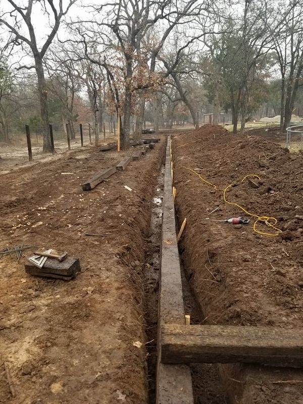 Stone Wall Installation