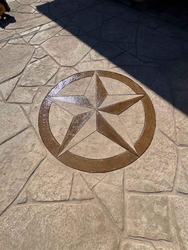 Stamped Concrete Installation