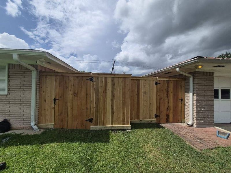 Wood Fence Installation