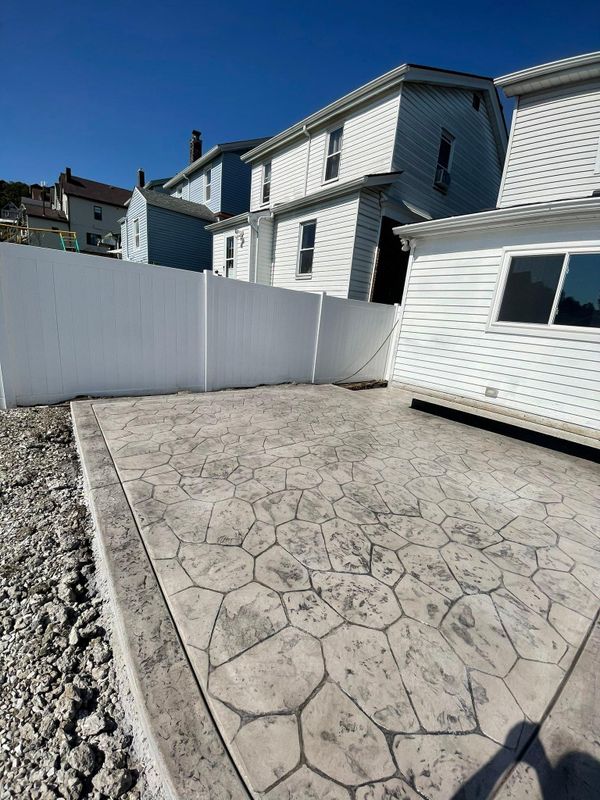 Stamped Concrete Installation