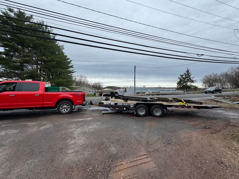 Tilt Deck Car Hauler