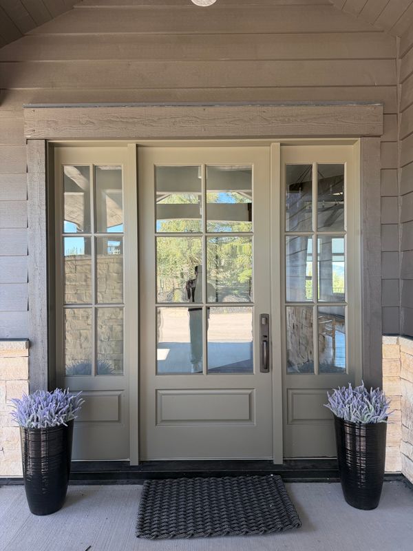Front Door Staining