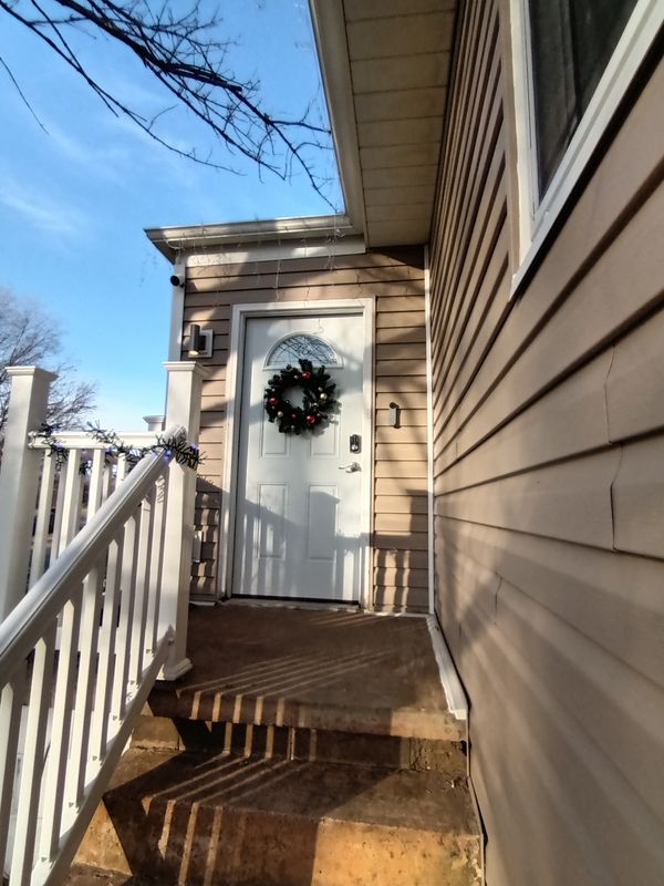 Water deterrent porch roof