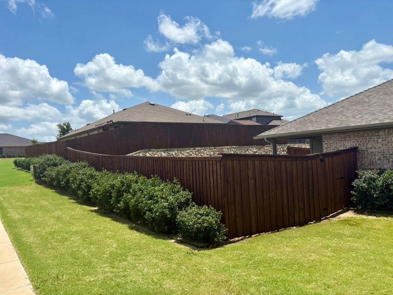 Fence Staining