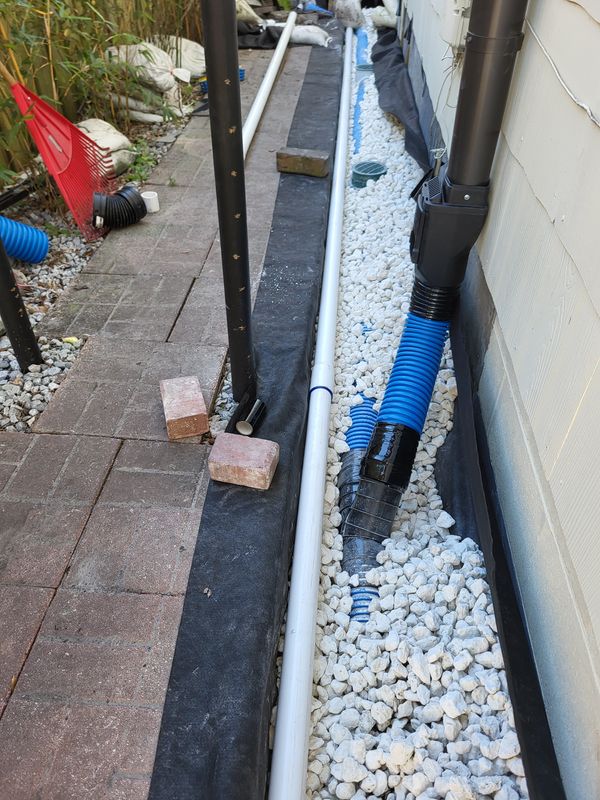 French Drain Installation