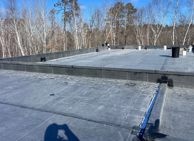 Low Slope rubber Roofing Installation