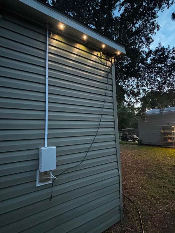 Permanent Outdoor Lighting Installation