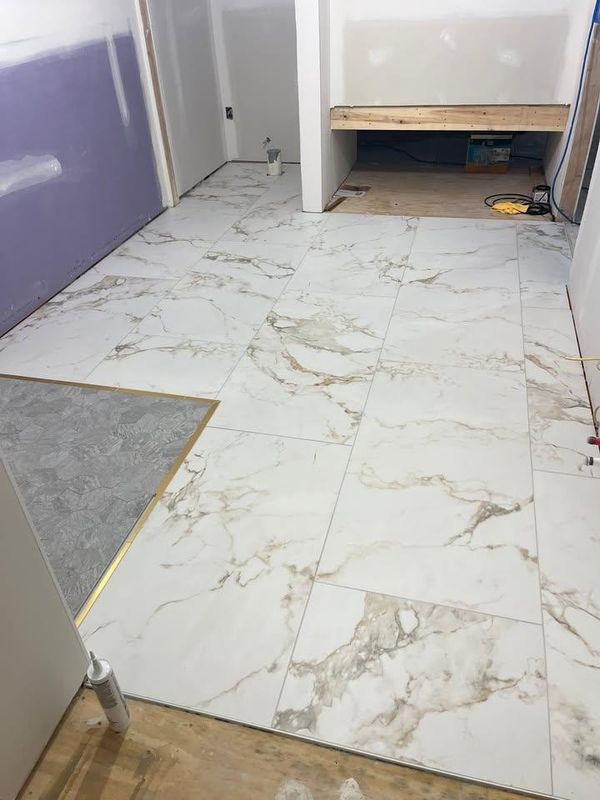 Tile installation