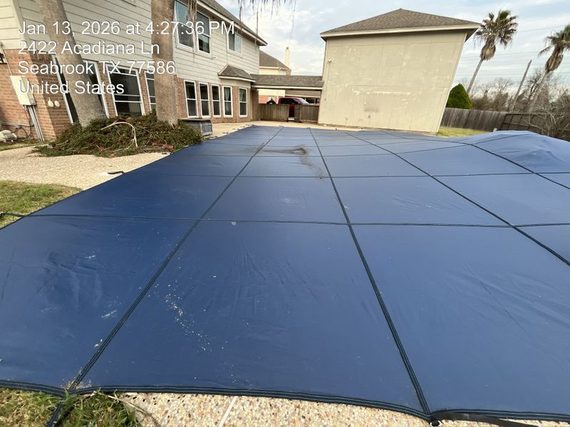 Pool treatment, securing, and safety covers