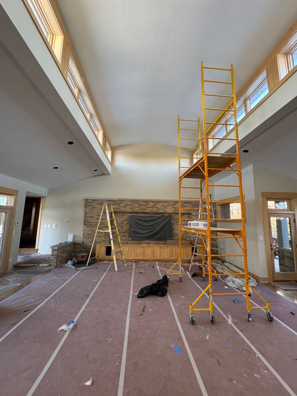 Elevating Interiors: Transforming Frankfort Spaces with TL Painting's Tall Ceiling Expertise