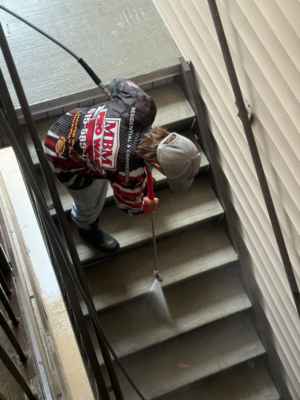 Parking Garage Pressure Washing