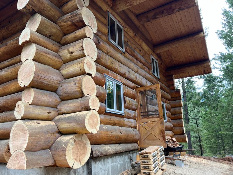 Log Home Restoration in Montana