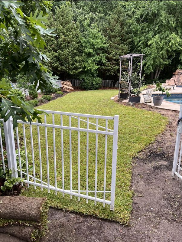 Sod installation