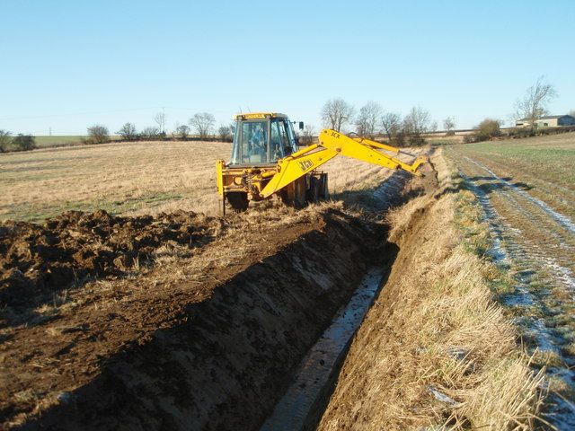 Ditch work/culvert installation