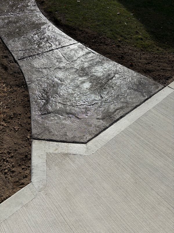 Stamped Concrete Installation