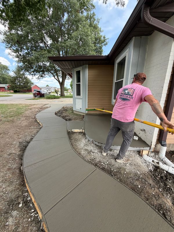 Sidewalk Installation