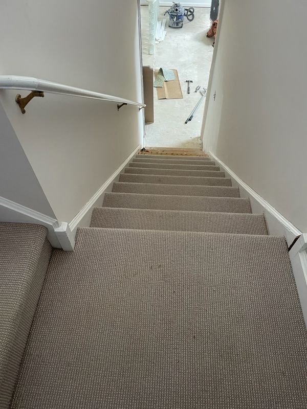 Wood Stair Installation 