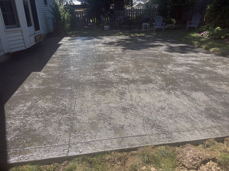 Stamped Concrete Installation