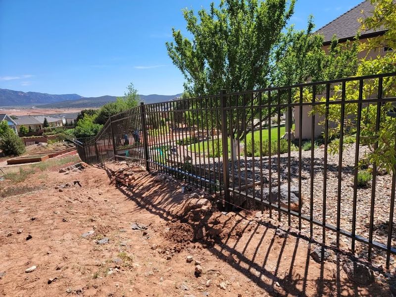 Ornamental Iron Guardrails