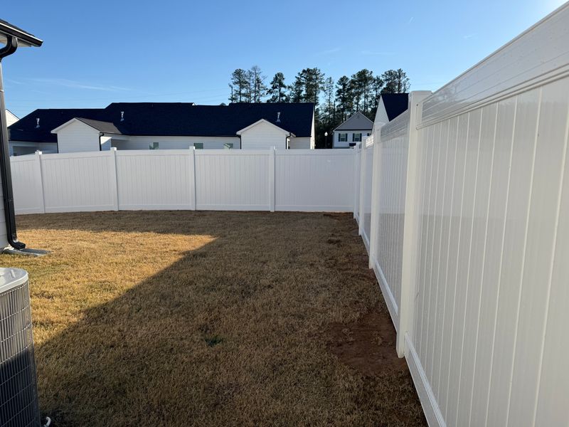 White Vinyl Fences
