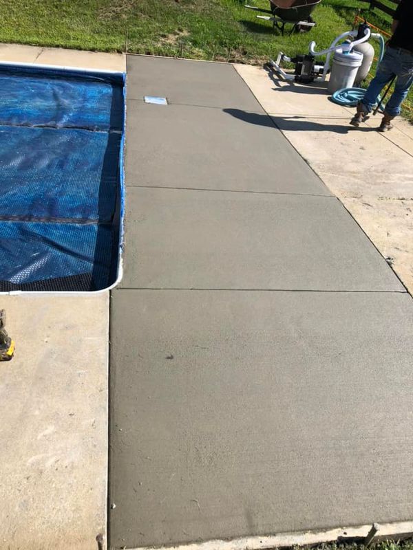 Stamped Concrete Installation