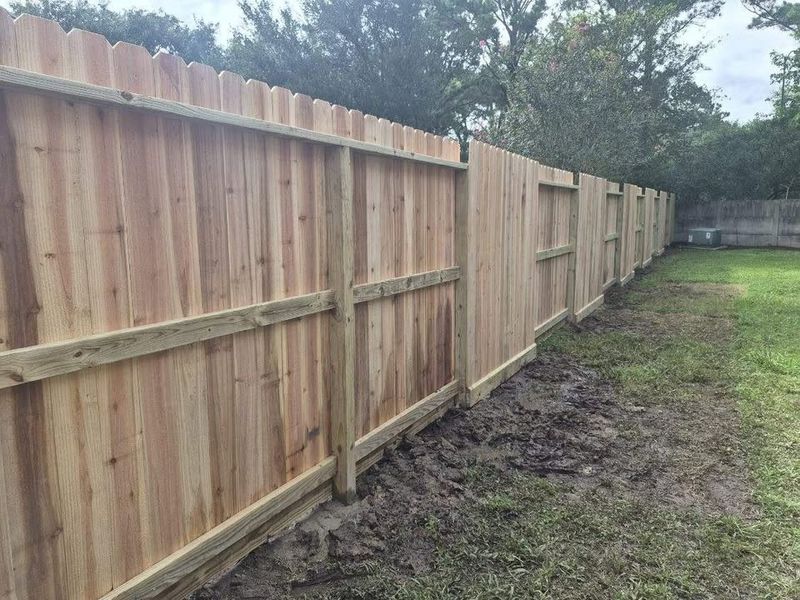 Wood Fence Installation