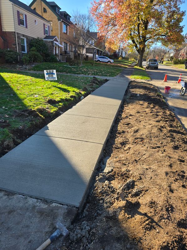 Sidewalk Installation