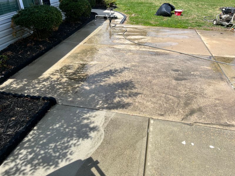 Pressure washing