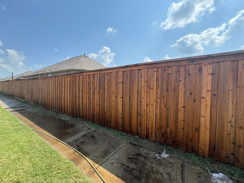 Fence Staining