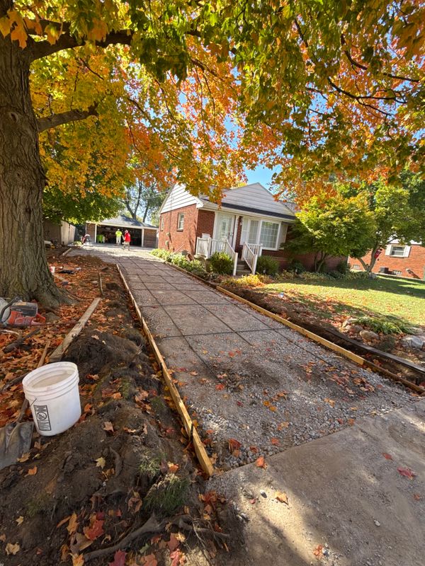 Concrete Walkway