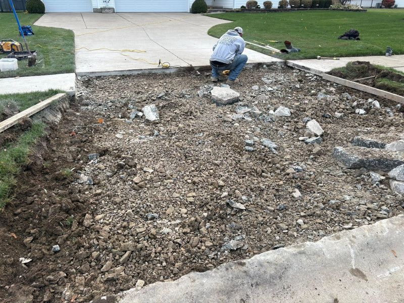 Driveway tear out and replacement