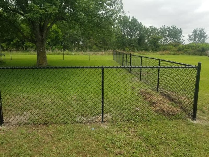 Black Chain Link Fencing