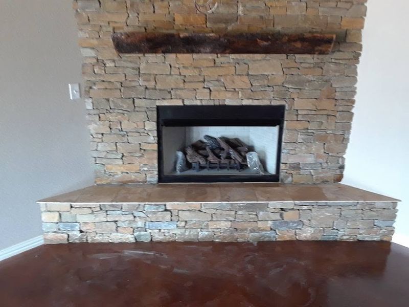 Stone Wall Installation