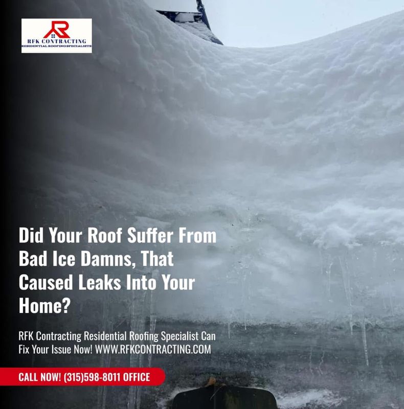 Residential Roofing Snow & Ice Removal Services 