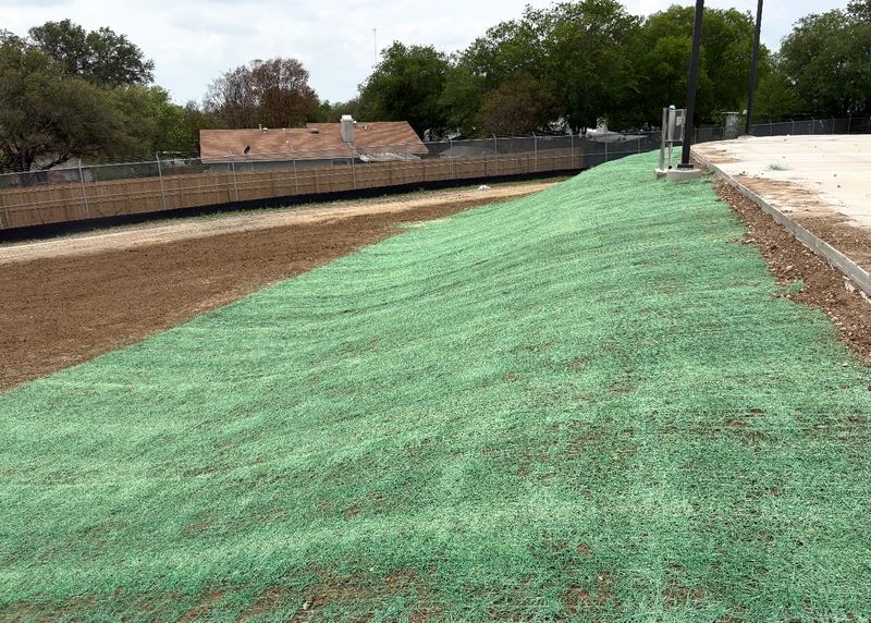 Pipeline right-of-way Hydro Mulching