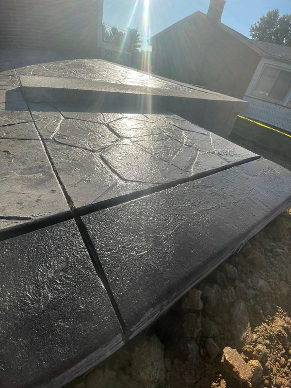 Stamped Concrete Installation
