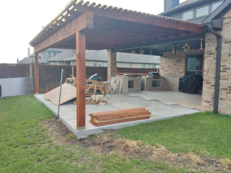 Patio covers and pergolas 