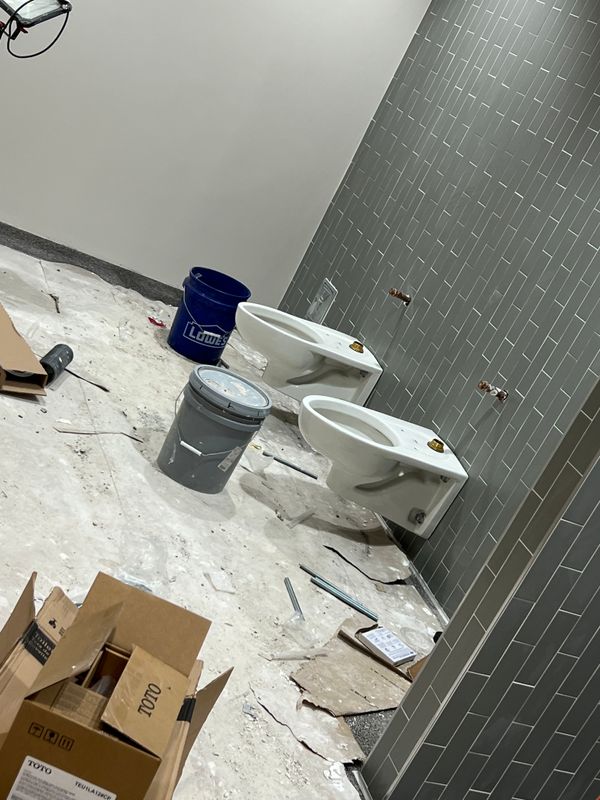 New Commercial Construction Plumbing