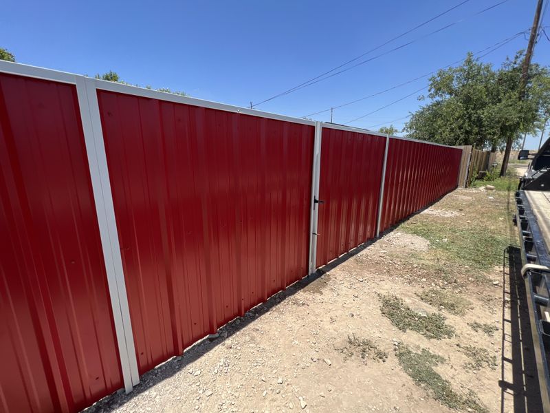 Sheet Metal Fencing