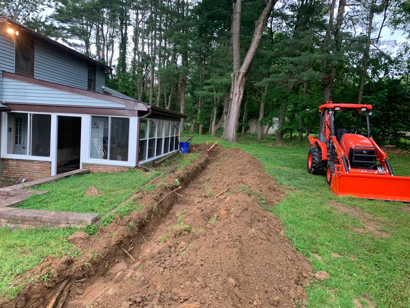 Outdoor French Drains